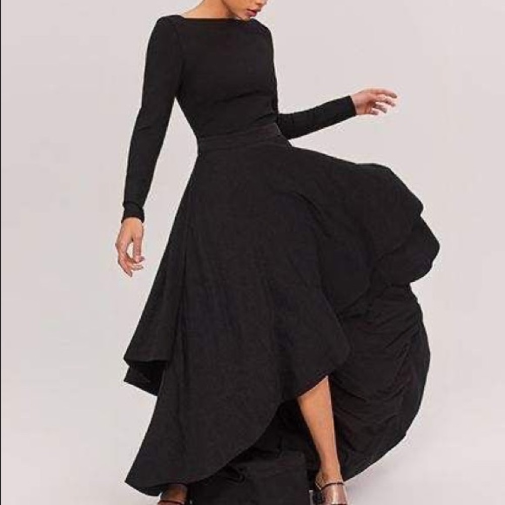 Fame and Partners π Free Shipping Westside Dress Size 6 Formal Hi-Lo Gown - Picture 1 of 15